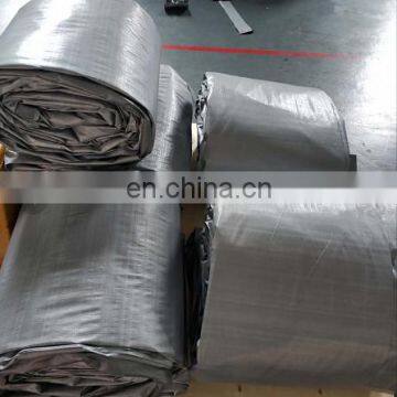 silver color PE tarp 200gsm sunshade cover with anti-UV