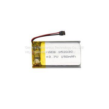 352030 3.7V 150mAh Rechargeable lithium ion polymer battery