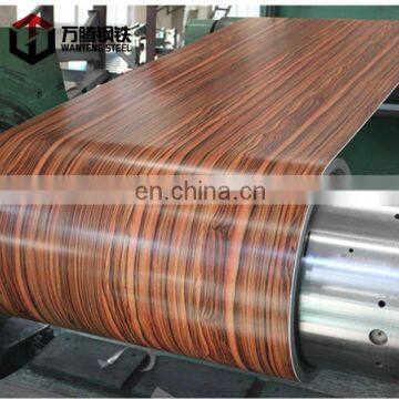 Pattern Wooden Flower Blossom Roll Astm Aisi Shandong Ppgi Steel Coil Color Coated Galvalume Iron Plate Az150 photo-6