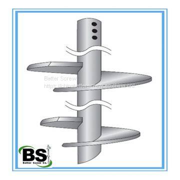 Foundation Screw Piles With Helical Brackets for the United Rome photo-4