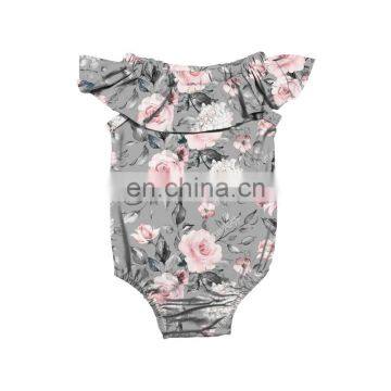 Baby Floral Romper Boho Chic Clothing Custom Bodysuit