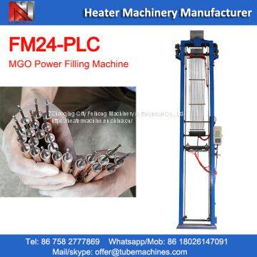 PLC control dual-tube MGO powder filling machine manufacturer