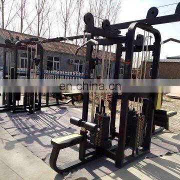 China Hot Sale Multi Jungle Gym Machine 5 Station Gym Equipment 5 Station Multi Gym Trainer SE56 photo-4