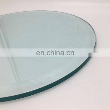 6mm Tempered Glass Top Mini Coffee Table Round Side Table With Glass Top