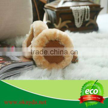 foldable sheepskin ear muff