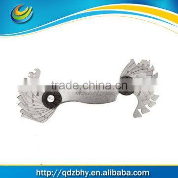 Mitutoyo 188-121, Screw Pitch Gage, 0.4mm to 7mm, 18 Leaves