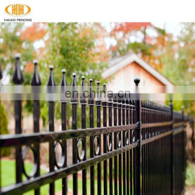 Garden decoration border metal steel privacy fence