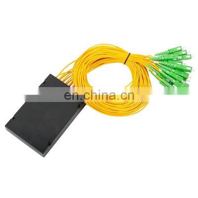 Ftth 1*16 SC APC SC UPC ABS Box Fiber PLC Splitter Single Mode ABS Module Optical PLC Splitter SPS-Splitter