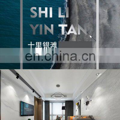 Infinite Continuous Pattern Elegant Grey Marble Thin Tiles, Marble Tiles For Wall and Floors JM88383D photo-4