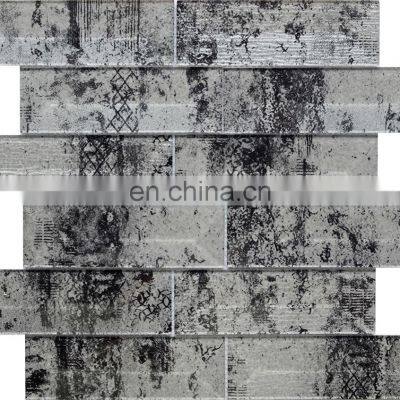 JBN 300X300mm Mosaic Tiles Laminated Glass Mosaic in Foshan photo-3