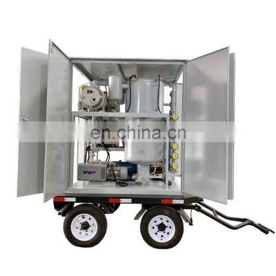 ZYD-S Mobile Style ZYD Series Double-Stage Vacuum Insulating Oil Recycling