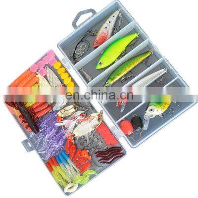 88pcs Mixed fish kit Minnow Wobblers Crankbait Hard Bait Tackle Artificial Fishing Lure Set