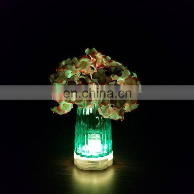 Submersible Led Lights Waterproof 12 LED Lights with Remote Control for Vase Base