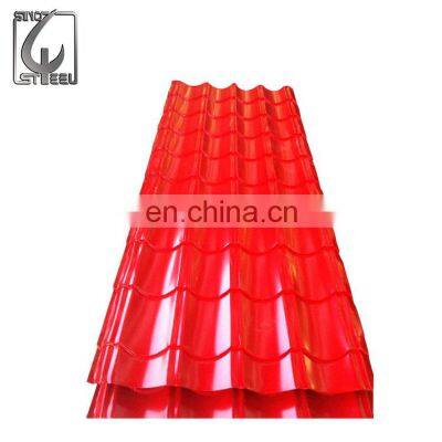 PPGI / PPGL Prepainta Roof Color Coated Galvanized Corrugated Metal Roofing Sheet Color Steel Plate