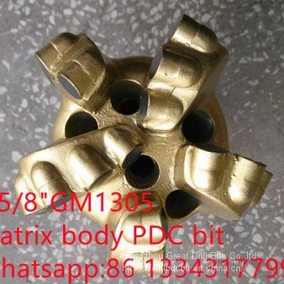 Factory price mining oil water well drill Matrix body pdc rock drill bits