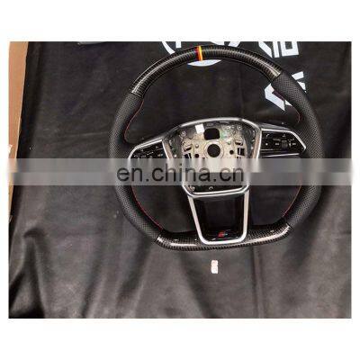 Carbon Fiber Steering Wheel for Audi A1 S1 A3 S3 A4 S4 A5 S5 A6 S6 A7 S7 A8 S8 Car Modification Steering Wheel photo-4