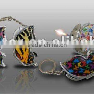 Popular Novelty butterfly keychain lighter