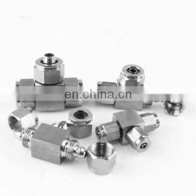 YBNE Stainless Steel Three-way Quick Fitting