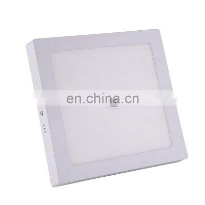 3W 6W 9W 12W Ceiling Light Surface Mounted Motion Sensor Dimmable LED Panel Light For Indoor Lighting