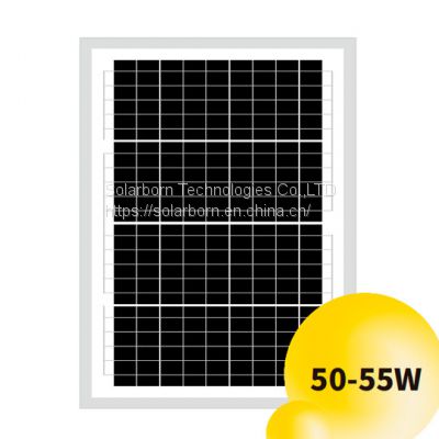 50W Poly Solar Panel With 36 Pieces Solar Cells