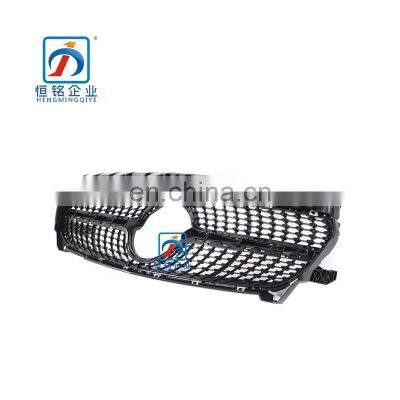 Black Fashion 2015-2019 Diamond Grille Front Diamond Grill for CLA Class W117 photo-4