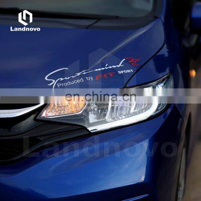 Landnovo Car Accessory Led Head Light for Honda Fit Jazz RS TYPE 2014-2019 Front Led Light Headlight Headlamp