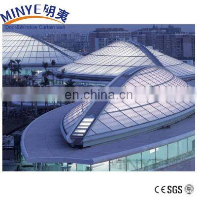Aluminum Composite Wall Panel Curved Glass Panel Curtain Wall photo-2