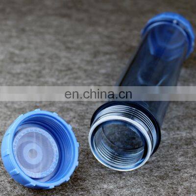 DIY Resin Water Filter Housing Fill T33 Shell Filter Tube Transparent Clear Small T33 Filter Cartridge Housing photo-2