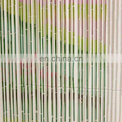 Handmade Organic Bamboo Beaded Door Curtain New Style Beaded Painted Door Curtain Wholesale photo-4