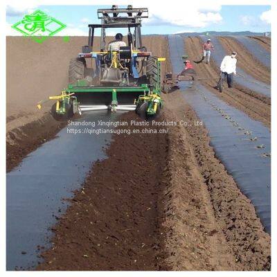 Black Agriculture pe Plastic Agricultural Film Barrier Mulching Sheet