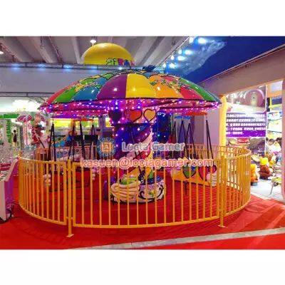 Small and Medium-sized Mechanical Flying Chair Colorful Flying Chair Children Ride in the Playground photo-3
