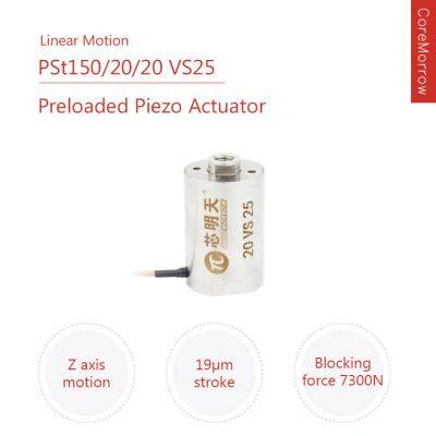 Large loading capacity preload piezo actuator blocking force to 7300N