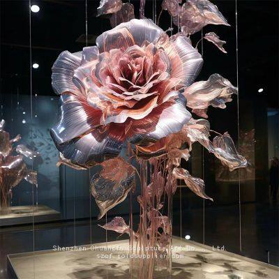 Large Paper Flower Custom Giant Simulation Flower Sculpture Fantasy Flower Device photo-4