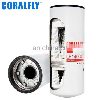 OEM 4367100 LF14000 Filtros aceite motor isx aire lf14000nn for fleetguard cummins engine lube oil filter terex 15501271