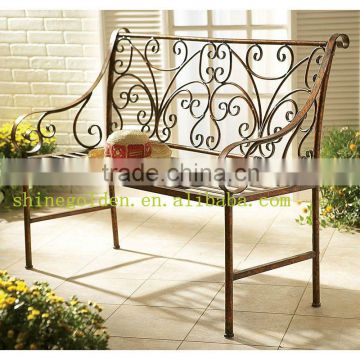 Antique Wrought Iron Benchs