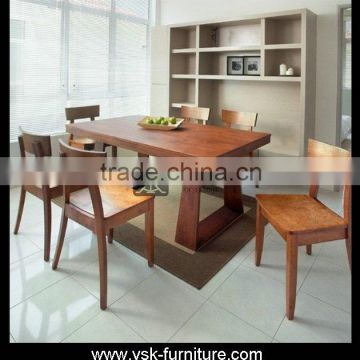 DT-083 Solid Walnut Wood Dining Room Furniture Set