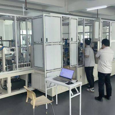 Lithium battery U-shaped blue film wrapping machine