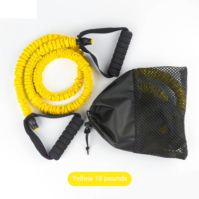 Natural Latex TPE Resistance Tube Set Nylon Covered Band for Workout and Fitness Training