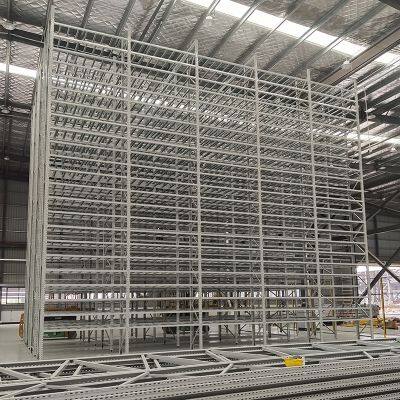 Heavy-Duty Warehouse Storage Racks for Robot Systems - Metal Construction