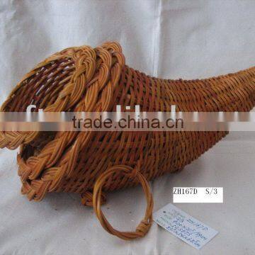 rattan hanging basket