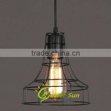 Industrial Pendant Lamp Iron Cage Pendant Light Fixture of Ceiling