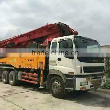 Manufacturing year 2011 sany 46m concrete pump truck used condition sany 46m concrete pump truck second hand sany 46m pump truck