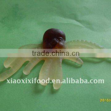 octopus shape gummy candy (manufacturer from China)