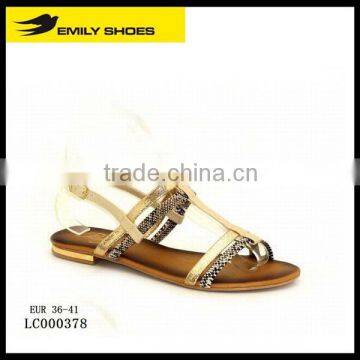 Lady 's snake straps sandal