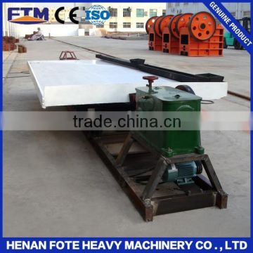 Ore dressing shaking table machines, shaking table plants from China