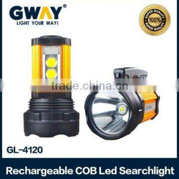 Rechargebale Led searchlight with 10W power and 5W COB LED