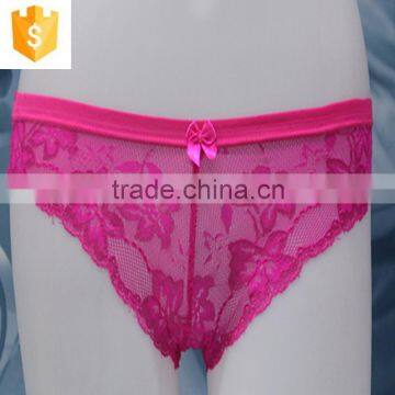 Cute teen muti-color blossom lace design bikini