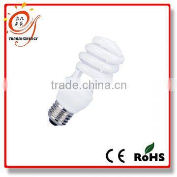 Energy saving lamp half spiral 9W CFL low price