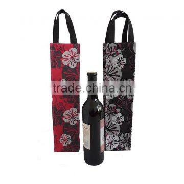 custom full printing one bottle wine bag wine cooler bag