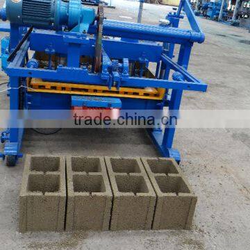 Best Selling Products QTF40-3A Mini Small Manual Mobile Concrete Hollow Brick Blocks Forming Making Machine photo-2
